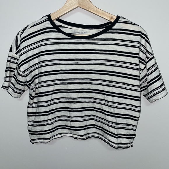 American Eagle Outfitters Tops - American Eagle Striped Crop Top Small